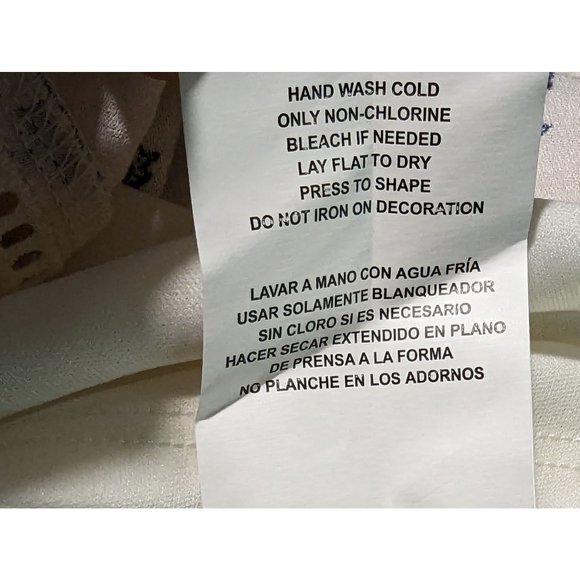 TAYLOR & SAGE sleeveless Bohemian lace comfortable summer dress size L - Picture 10 of 10